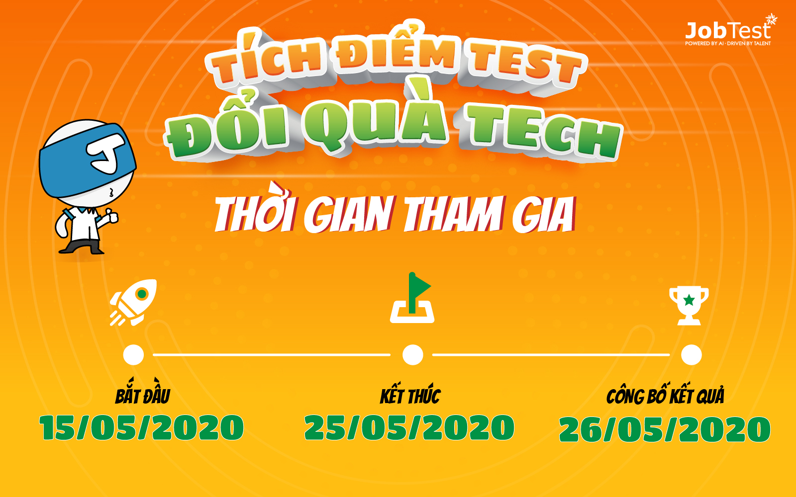 cuộc thi tích điểm test đổi quà tech