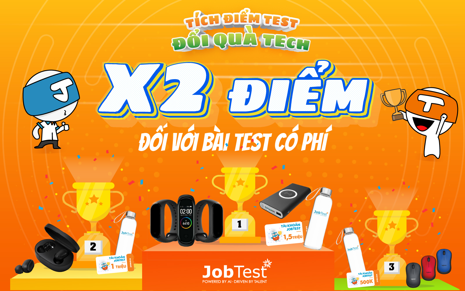 cuộc thi tích điểm test đổi quà tech
